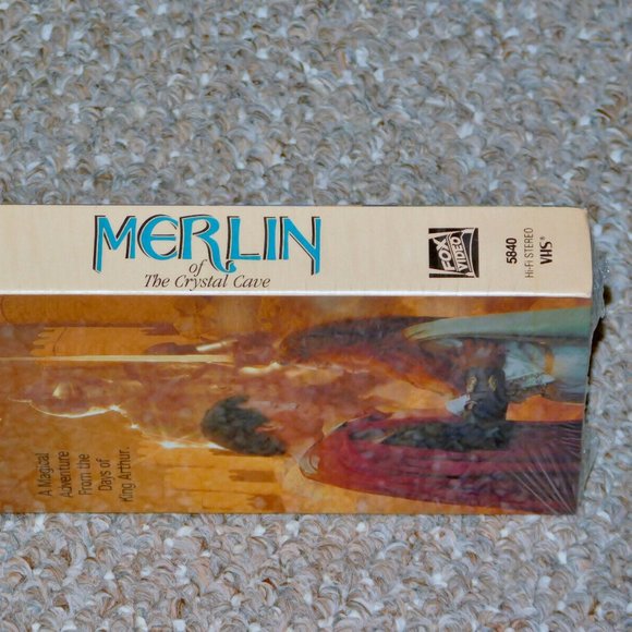 Merlin of the Crystal Cave VHS 1993 Brand New CBS Fox Video Mary Stewart BBC - Picture 9 of 11